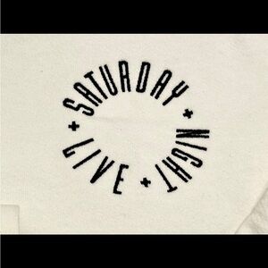 SNL 50  NBC Saturday night live from New York comedy tv logo Sweatshirt white